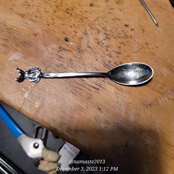 1885 Tiffany &Company IRIS Spoon Ring in Sterling Silver #55 - Picture 14 of 15